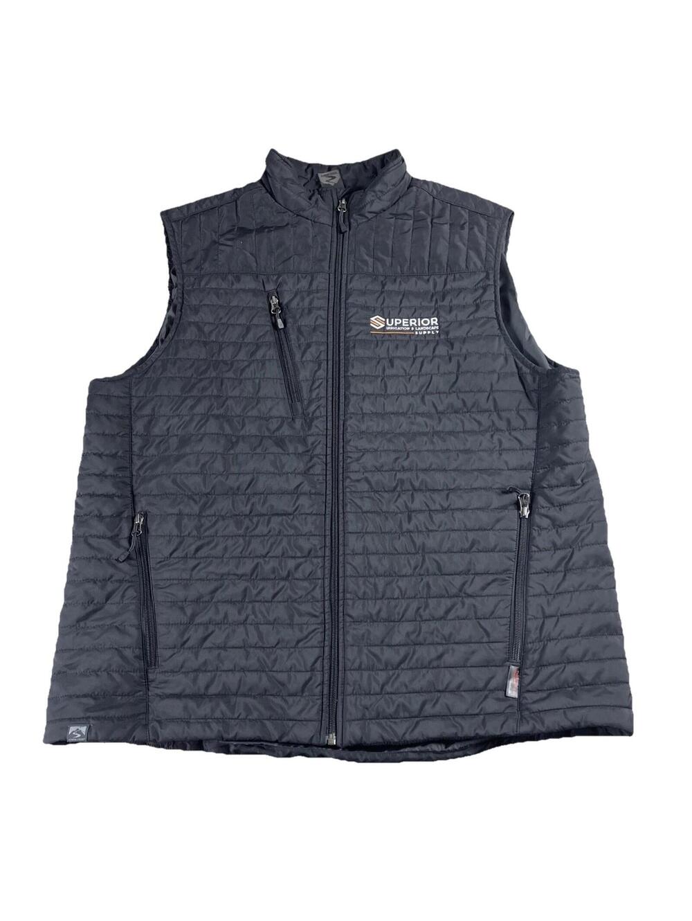 Storm Creek Quilted Running Jacket Men's XL Thermolite Ecomode Black
